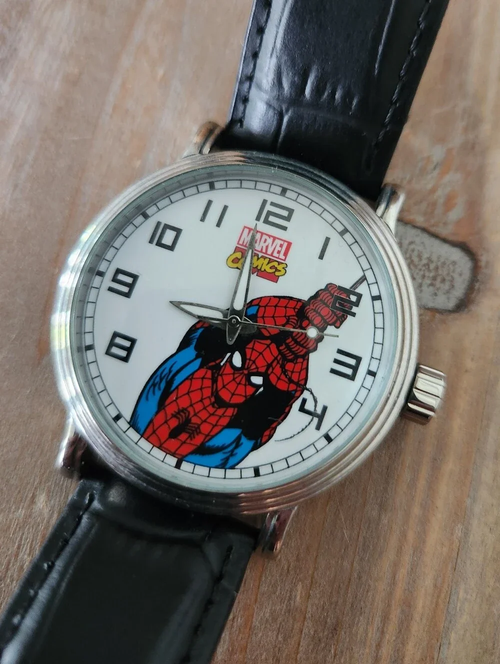 🕷️ Marvel Comics Spider-Man Analog Watch | New Battery Installed Comics Mens